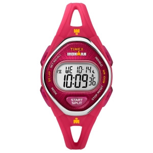 Timex Womens Sleek 50 Mid-size Pink Spot Watch Tw5m10700 - All