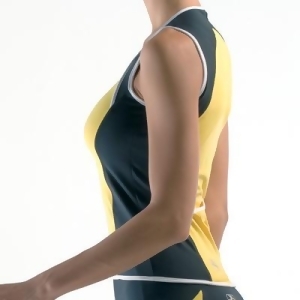 Giordana Women's Shape Sleeveless Cycling Jersey Yellow w/Black Accents Gi-wslv-shap-ylbk - M