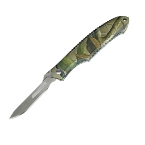 Havalon Knives Piranta Camo Skinning Knife w/Easy Grip Xtc-60aprcamo - All
