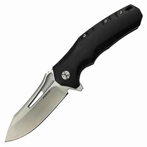 Proelia Tx020 G10 Handle Satin Drop Point Fold Knife Black 2160716 - All