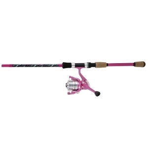 Okuma Fin Chaser X Series Combo 6 Feet 6 Inches 2 Pieces Pink 1109640 - All