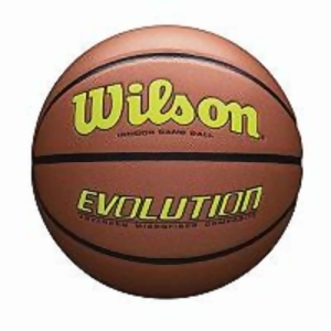 Wilson Evolution Official Size Game Basketball-Yellow 1109777 - All