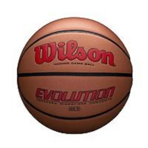 Wilson Evolution Intermediate Size Game Basketball-Scarlet 1109781 - All