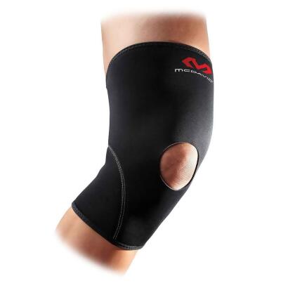 McDavid Level 1 Knee Support with Open Patella - MD402 - Stand your ground with the McDavid Knee Support with Open Patella. This support provides relief from arthritis, bursitis, and tendonitis. Its open knee design provides added comfort around the patella, and the seamless back-of-knee and anatomical...