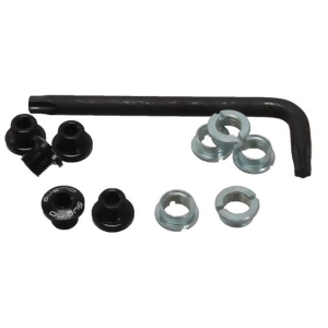 Sugino Alloy Outer Chainring Bolt Set Single Black #701 Black - All