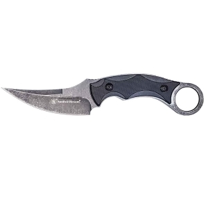 S W Karambit Knife with Nylon Fiber Handle Scales and Sheath Sw995 - All
