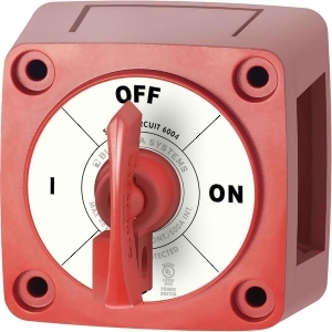 Blue Sea 6004 Battery Switch On/Off W/Locking Key Red 6004 - All