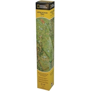 National Geographic Appalachian Trail Wall Map Re01020743 - All