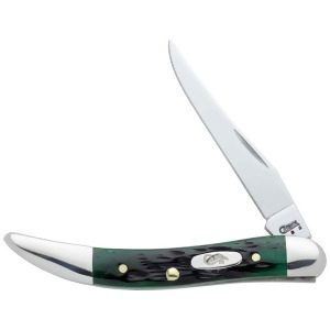 Case Knives Pocket Worn Bermuda Green Bone Stainless Steel Small Texas Toothpick Pocket Knife C9722 - All