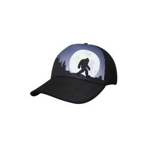 Headsweats Bigfoot Moon Rising 5-Panel Hat Black 7755401Sbfmoonrising - All