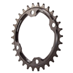 Oneup Components Xt M8000 oval chainring 96Bcd 30T black 1C0163blk - All
