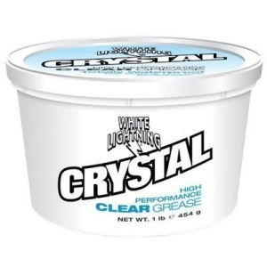 White Lightning Crystal High Performance Clear Bicycle Grease 1 lb Tub G00160102 - All