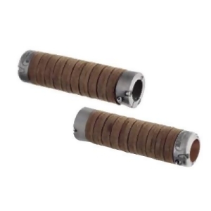 Brooks Leather Bicycle Handlebar Ring Grips Pair - All