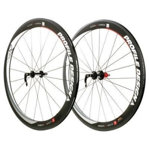 Profile Design Altair 52 Full Carbon Clincher Road Bicycle Wheel Front - Front - Clincher