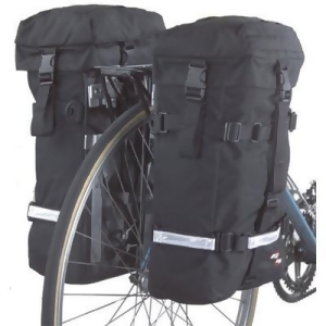 Inertia Cam Touring Bicycle Pannier Bag Pair Black 12070 - All