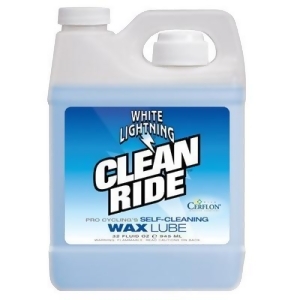 White Lightning Clean Ride Original Self-Cleaning Wax Bicycle Lubricant 32 oz. Jug W50320102 - All
