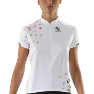 Giordana Women's Gumball Short Sleeve Cycling Jersey White gi08-wssj-gumb-whit - XL