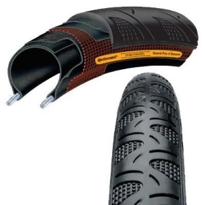 Continental Grand Prix 4 Season Road Bike Clincher Tire Folding - 700 x 28C