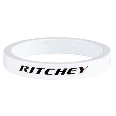 Ritchey Alloy Bicycle Headset Spacer 1 1/8 inch White - 5mm - bag of 10