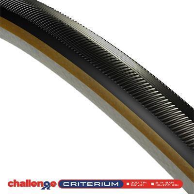 Challenge Criterium Open Tubular Clincher Road Bicycle Tire 700 x 23 - 700 x 23