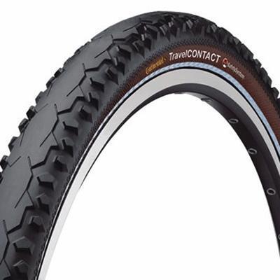 Continental Travel Contact DuraSkin Cross/Hybrid Bicycle Tire Wire Bead - 26 x 1.75