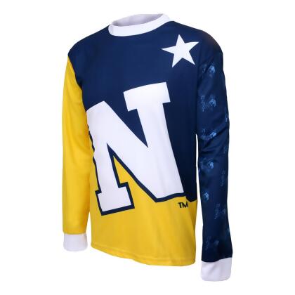 Adrenaline Promotions United States Naval Academy Long Sleeve Mountain Bike Jersey - XL