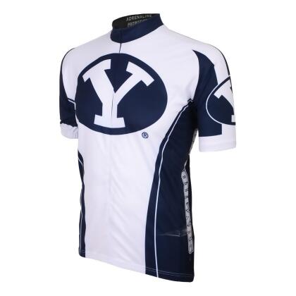 Adrenaline Promotions Brigham Young University Byu Cougar Cycling Jersey - S