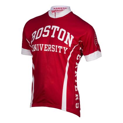 Adrenaline Promotions Boston University Short Sleeve Cycling Jersey - XL