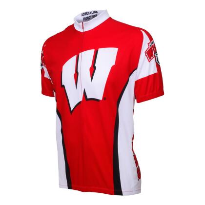 Adrenaline Promotions University of Wisconsin Badger Cycling Jersey - S