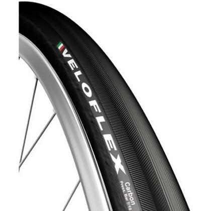 Veloflex Carbon Tubular Road Bicycle Tire - 700 x 23