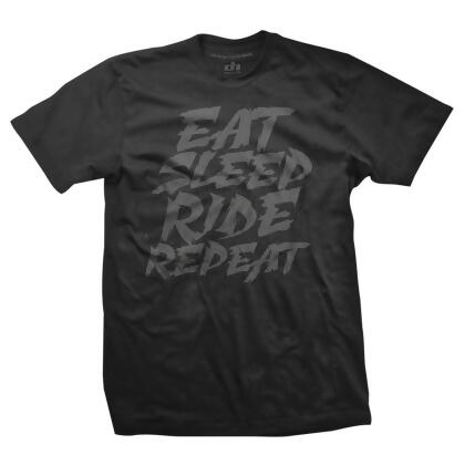 Dhd Wear Men's Eat Sleep Ride Repeat Short Sleeve T-Shirt - L