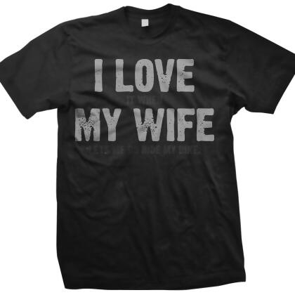 Dhd Wear Men's I Love My Wife Short Sleeve T-Shirt - XL