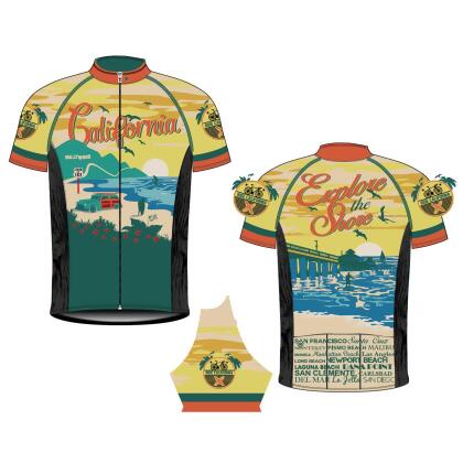 Canari Cyclewear California Retro Souvenir Jersey 12252 - XL