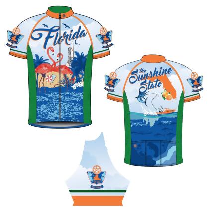 Canari Cyclewear Florida Retro Souvenir Jersey 12268 - XL