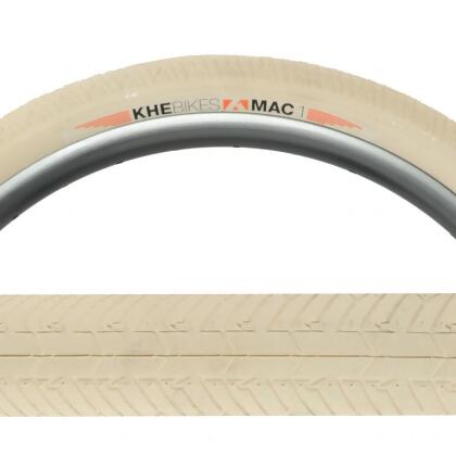 Khe Mac1 Flat Folding White Tire - 20 x 40 mm
