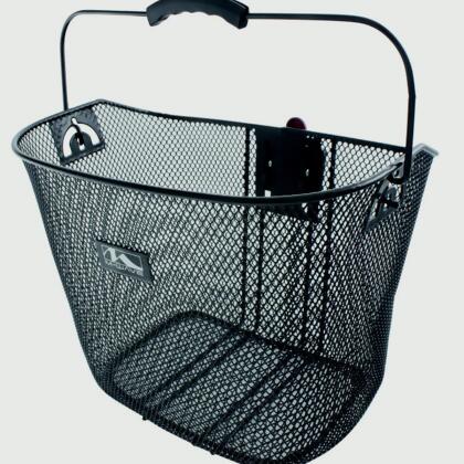 M-wave Reinforced Quick Release Wire Basket - Universal Fit