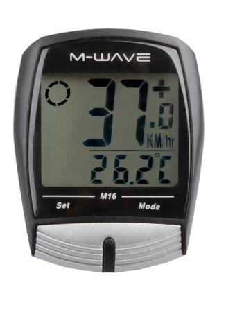 M-wave M16 Bicycle Computer - 1.5 x 2 inches