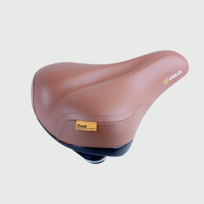 Velo Plush Leatherette Elastomer Saddle 250128 - All
