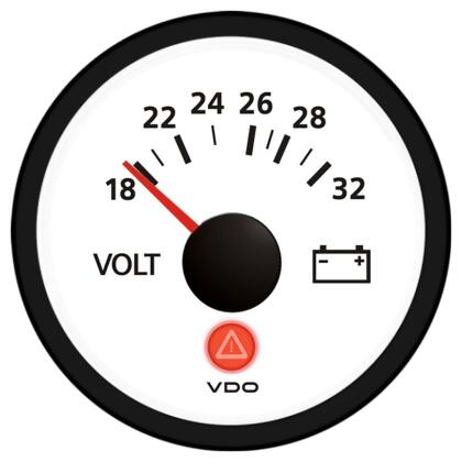Vdo Viewline 24V Voltmeter - All