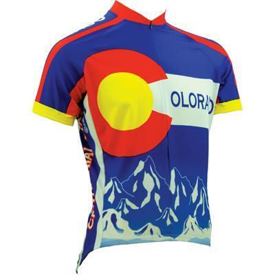Canari Cyclewear Men's Souvenir Colorado Short Sleeve Cycling Jersey 12104 - M