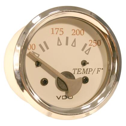 Vdo Allentare 250 DegreesF Water Temperature Gauge Use w/Marine 450-29 Ohm Sender 12V - All