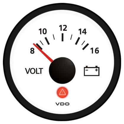 Vdo Viewline 12V Voltmeter - All