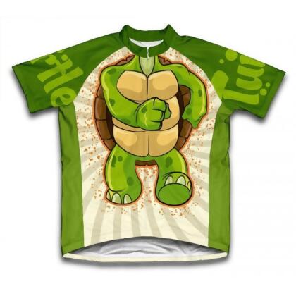 Scudo Men's Microfiber Short Sleeve Cycling Jersey Turtle Scu001 - 2XL