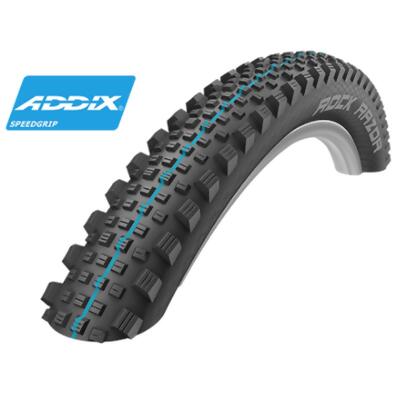 Schwalbe Rock Razor Hs 452 Addix Speedgrip SnakeSkin Tl Easy Apex Mountain Bicycle Tire Folding - 27.5 x 2.60