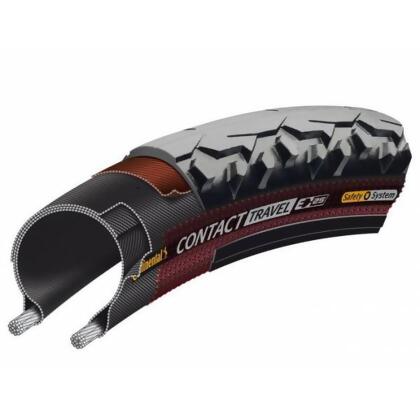 Continental Contact Travel Urban Wire Bead Bicycle Tire Reflective Sidewall - 26 x 1.75