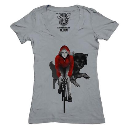 Clockwork Gears Women's Red Riding Hood Short Sleeve T-Shirt - L