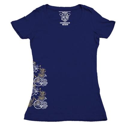 Clockwork Gears Women's Wallflower Short Sleeve T-Shirt - XL