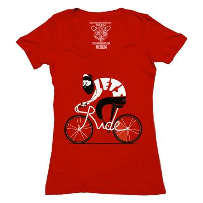 Clockwork Gears Women's Lets Ride Short Sleeve T-Shirt - XL