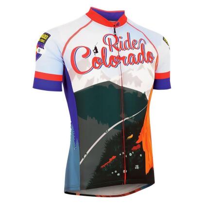 Canari Cyclewear Men's Colorado Retro Short Sleeve Cycling Jersey 12257 - MD
