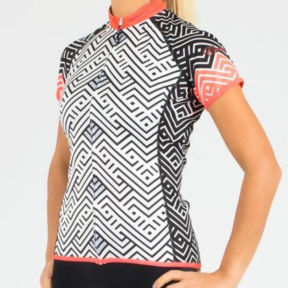 Canari Cyclewear Women's Dream Labyrinth Short Sleeve Cycling Jersey 22253 - SM